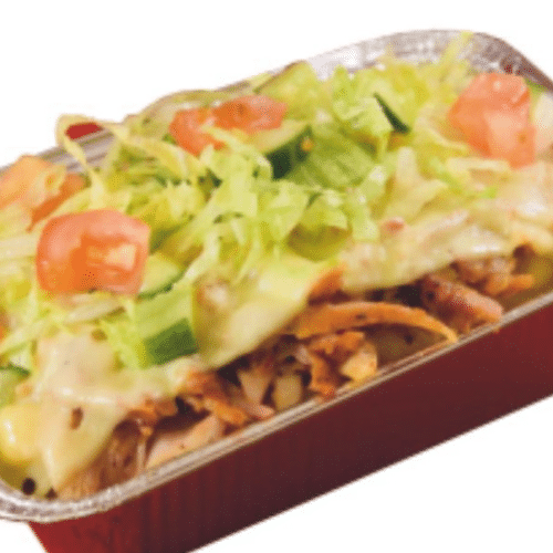 Kipdöner en lamsshoarma, groot