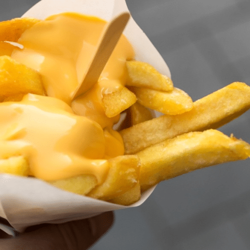 Patat met kaas