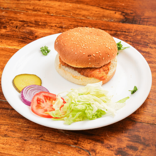 Spicy chicken burger
