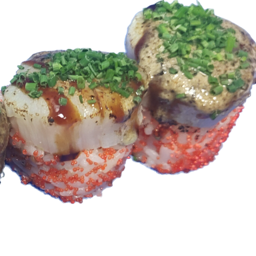 Scallop truffle roll