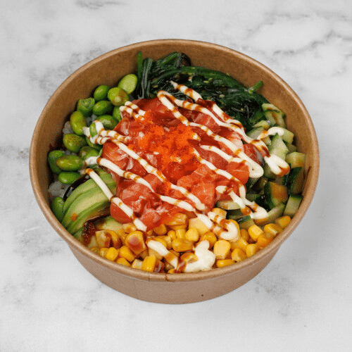Pokébowl met zalm