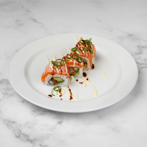 Zalm ebi roll