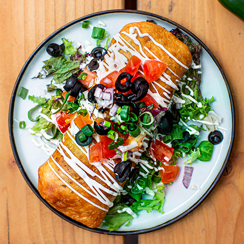 Chimichanga baja chicken
