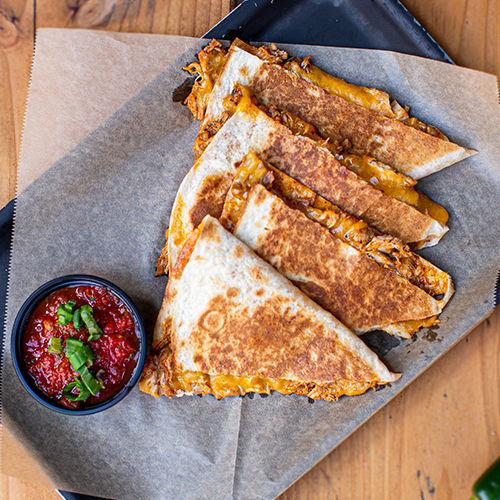 Quesadilla baja chicken