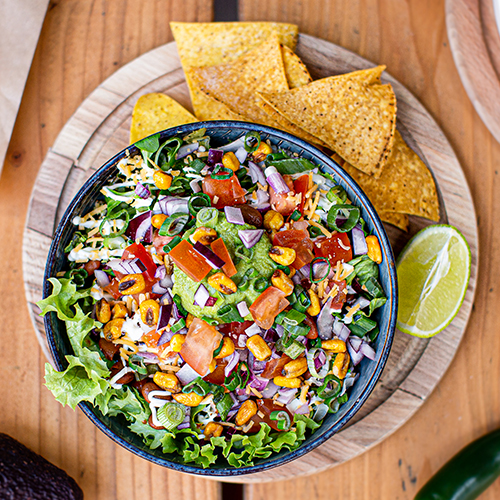 Taco salad baja chicken