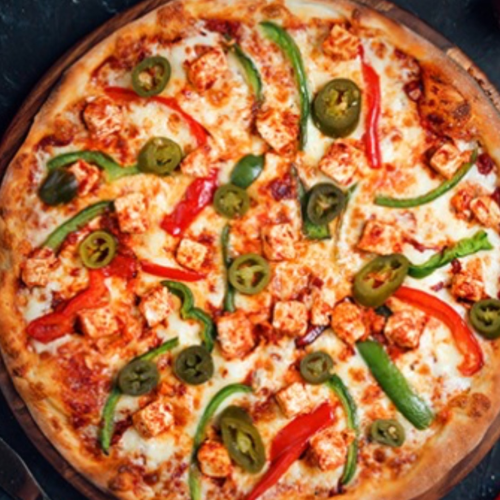 Pizza pollo pikant