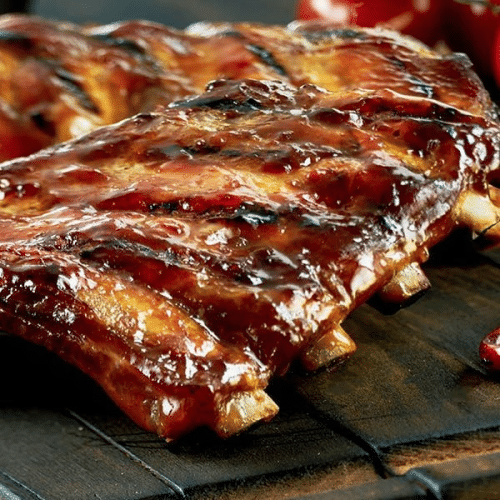 Spareribs menu