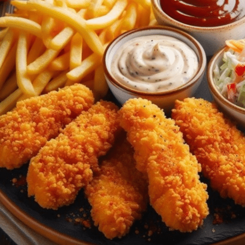 Spicy crispy chicken menu