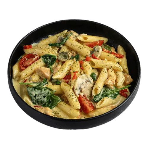 Pasta creamy funghi