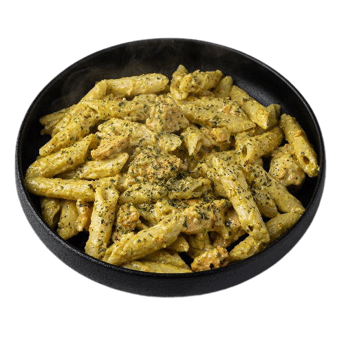 Pasta creamy pesto chicken
