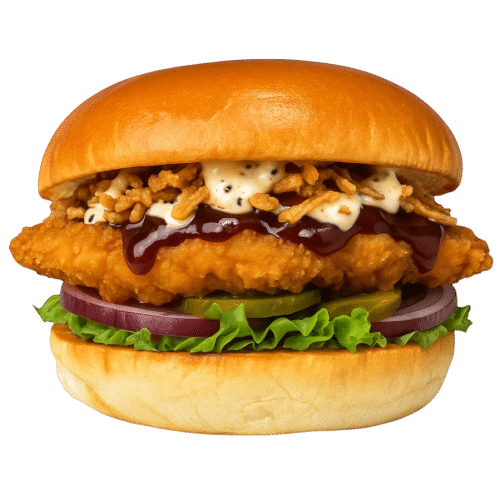Asian chicken burger
