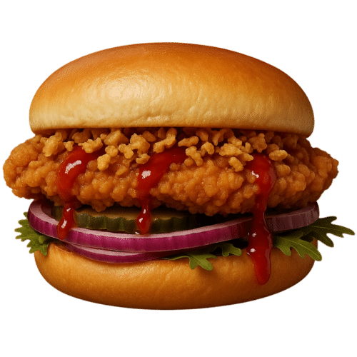 Chili chicken burger