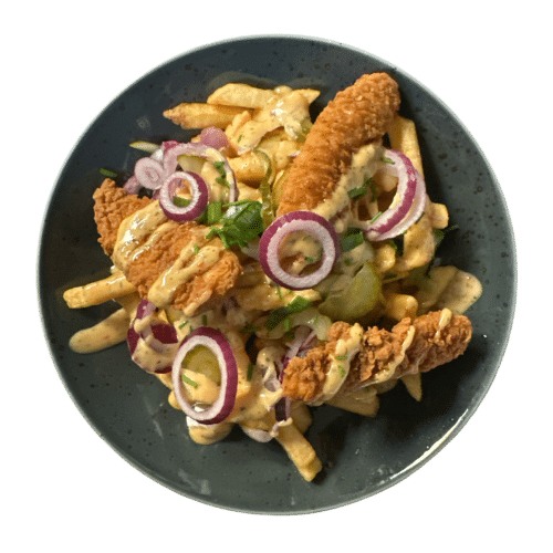 Friet jamballa chicken