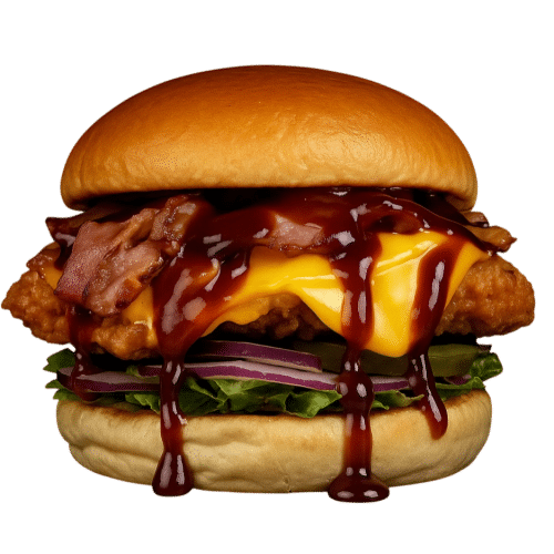 Smoky chicken burger