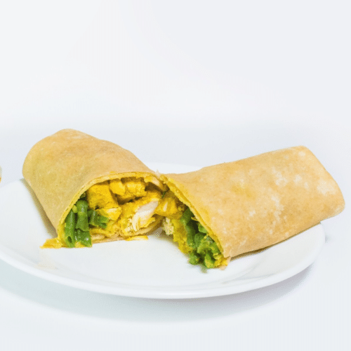 Roti rol met kipfilet kerrie