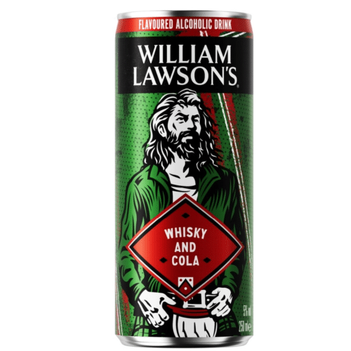 William Lawson's scotch whisky en cola