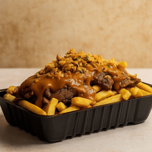 De Baan loaded warm vlees