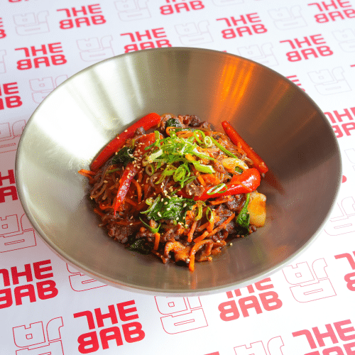Spicy Jap chae (Korean glass noodle) 잡채