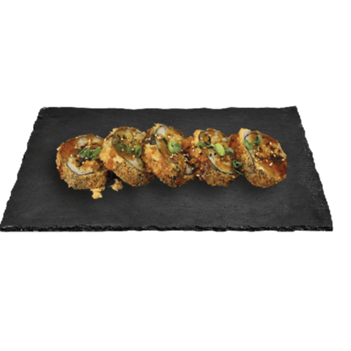 Crispy Salmon rolls (5pcs)