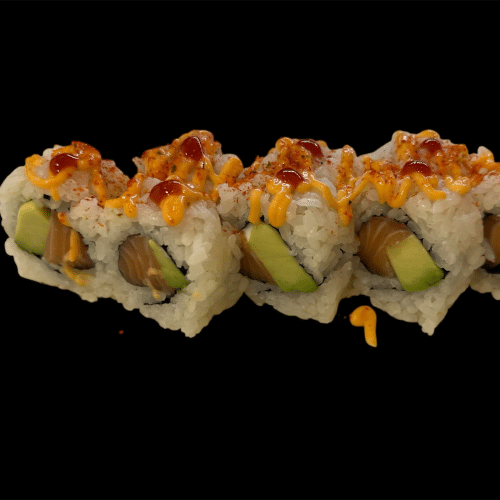 Spicy salmon roll (8pcs)