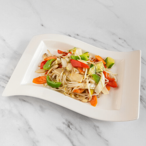 Foe yong hai en tjap tjoy vegetarisch