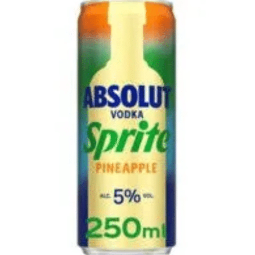 Absolut Sprite pineapple 250ml