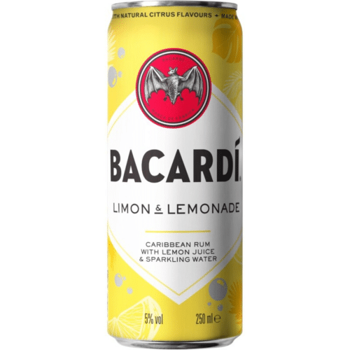 Bacardi limoen en cola blik 250ml