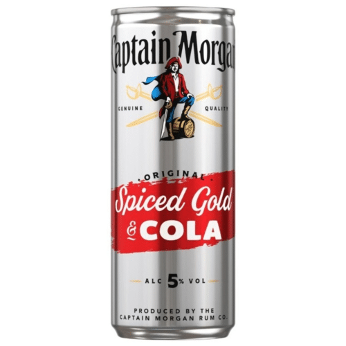 Captain morgan spiced gold cola 250 ml