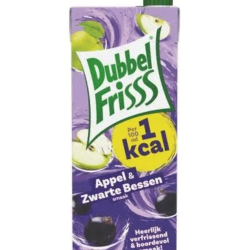 Dubbelfris appel zwarte bessen 1.5L