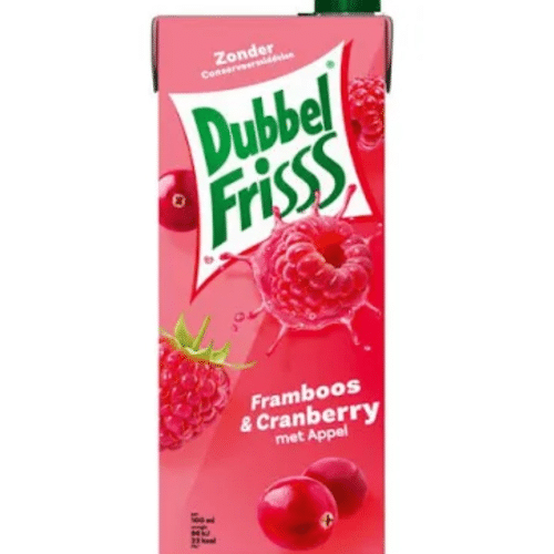 Dubbelfris framboos cranberry 1.5L
