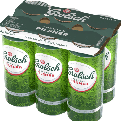 Grolsch blik 6 x 500ml