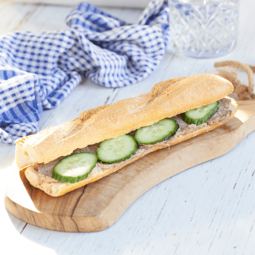 Sandwich rillettes de canard