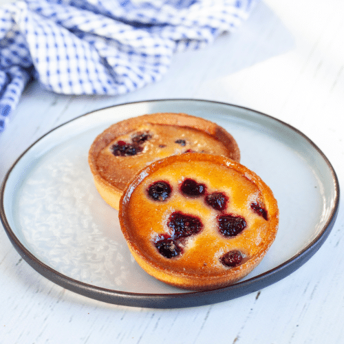 Tartelette aux fruits rouges amande