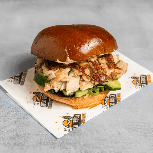 Chicken burger Asian