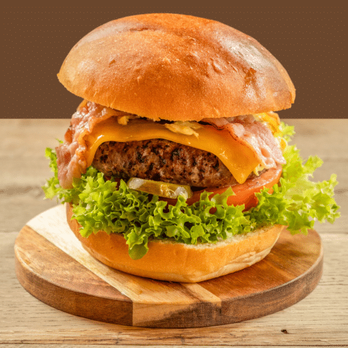 Bacon en cheeseburger