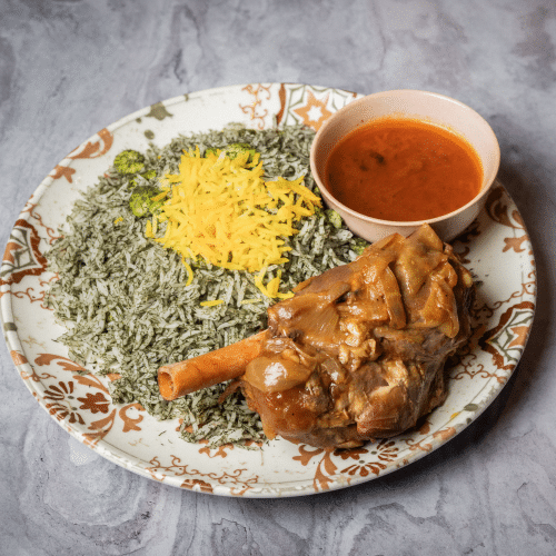 Baghali Polo Maheecheh