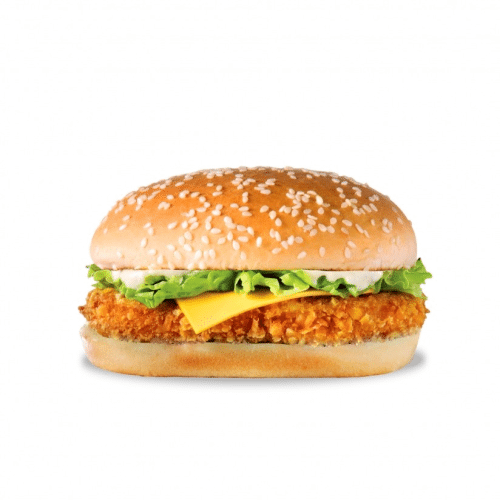 Crispy chicken burger