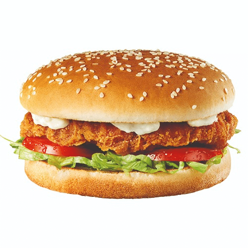 Hot spicy chicken burger
