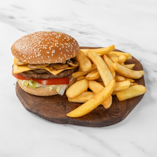 Giant Chicago burger menu