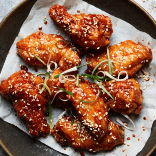 Korean fried chicken wings (6 stuks)