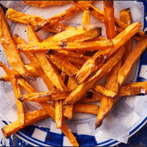 Korean zoete aardappel friet