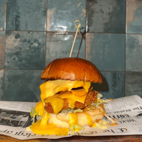 Doritos burger