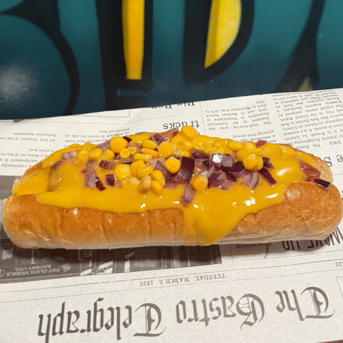 Cheese hotdog