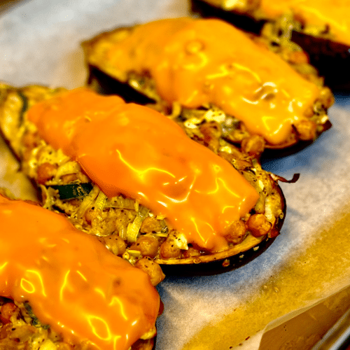 Gevulde aubergine