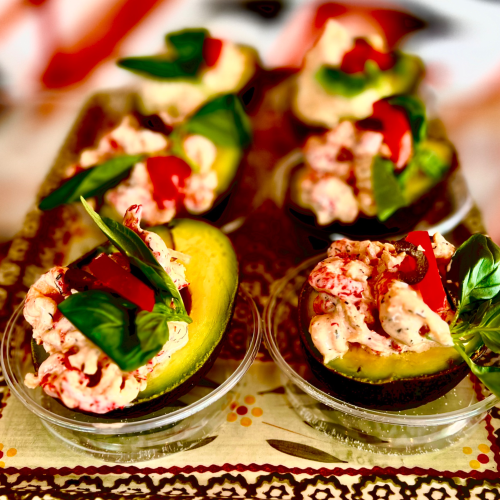 Gevulde avocado
