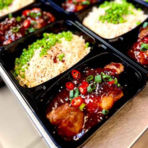 Sticky chicken