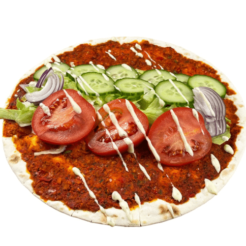 Vegan Turkse pizza