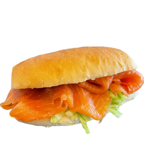 Broodje gerookte zalm
