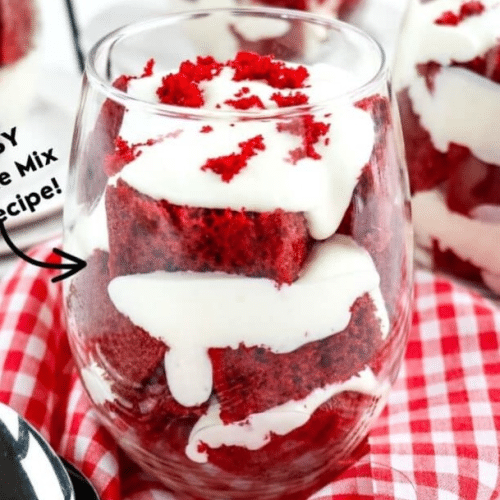 Red velvet jar ( homemade)