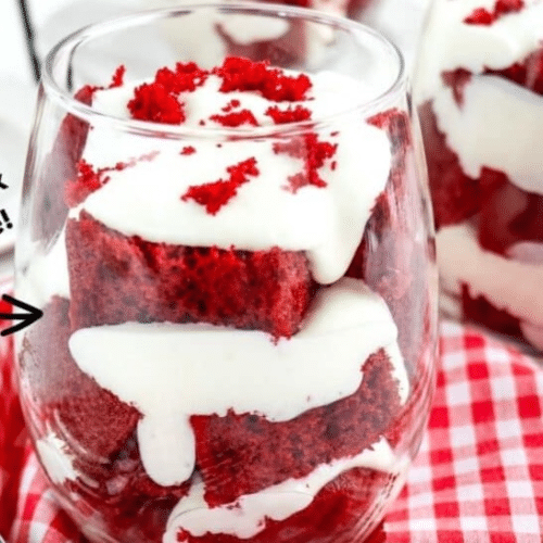 Red velvet jar (homemade)